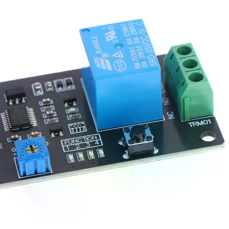 Useful Diy Electronics Projects - Moduł przekaźnika czasowego z regulowanym opóźnieniem,