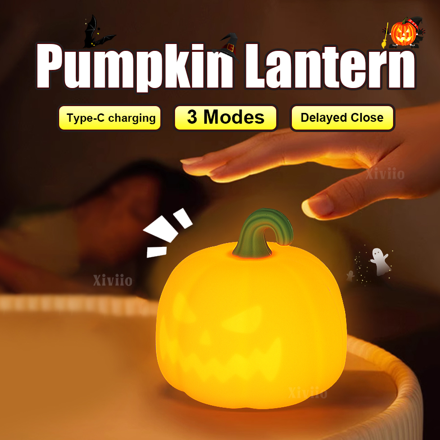 Diy Halloween Electronics - Halloweenowa lampa dyniowa Super miękka silikonowa
