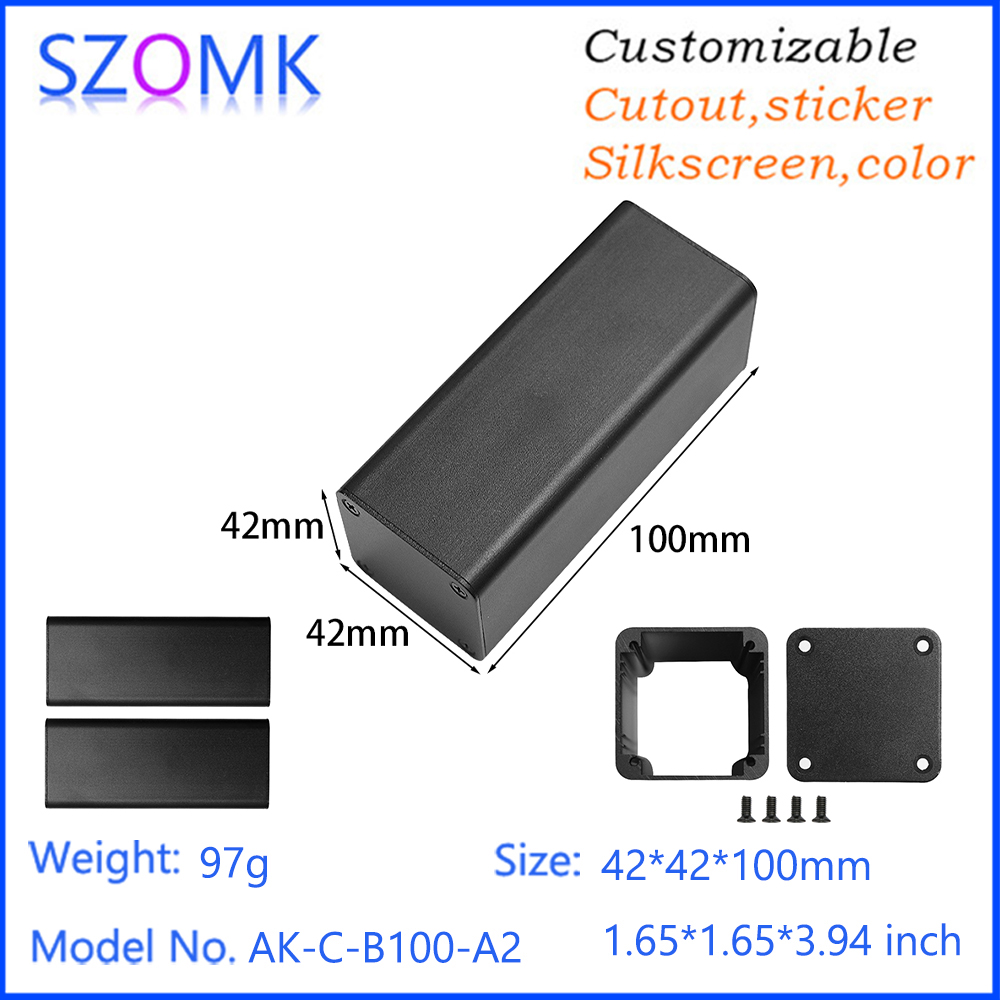 Diy Electronics For Sale - 1 sztuka 42*42*100mm szomk popularna obudowa