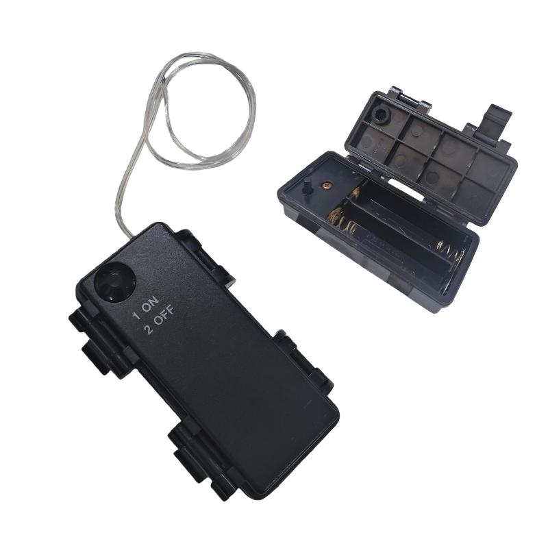 Diy Electronics Holder - 1 szt. 2-komorowy uchwyt na baterie