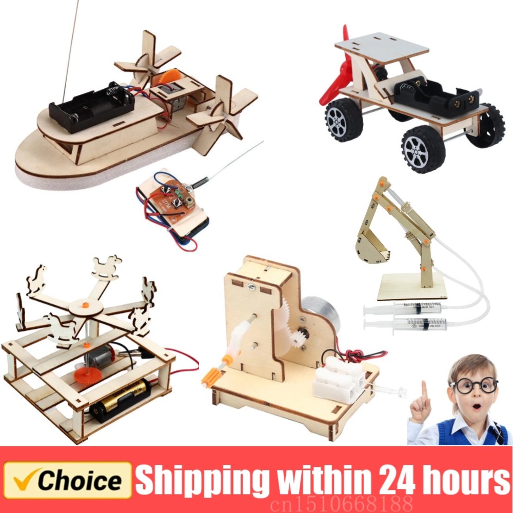 Diy Electronics For Kids - DIY Model łodzi Zabawki naukowe Dzieci