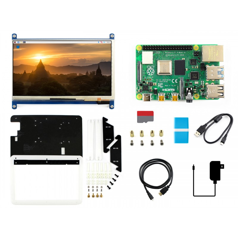 Diy Electronics Kits - Zestaw wyświetlacza Raspberry Pi 4 Model
