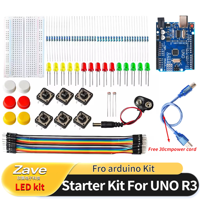 Arduino Uno Starter Kit - Zestaw startowy inteligentnej elektroniki dla Arduino