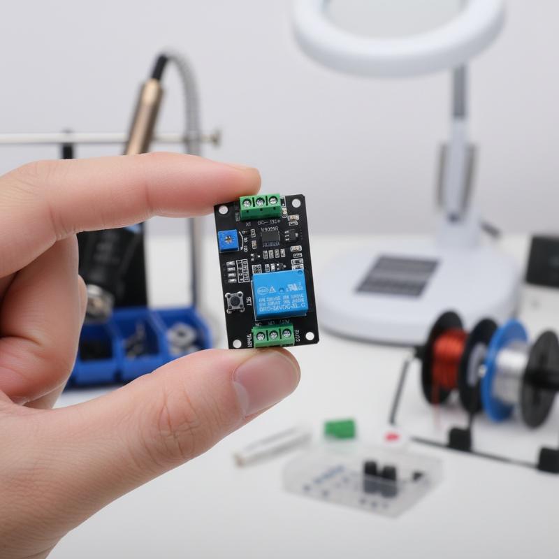 Useful Diy Electronics Projects - Moduł przekaźnika czasowego z regulowanym opóźnieniem,