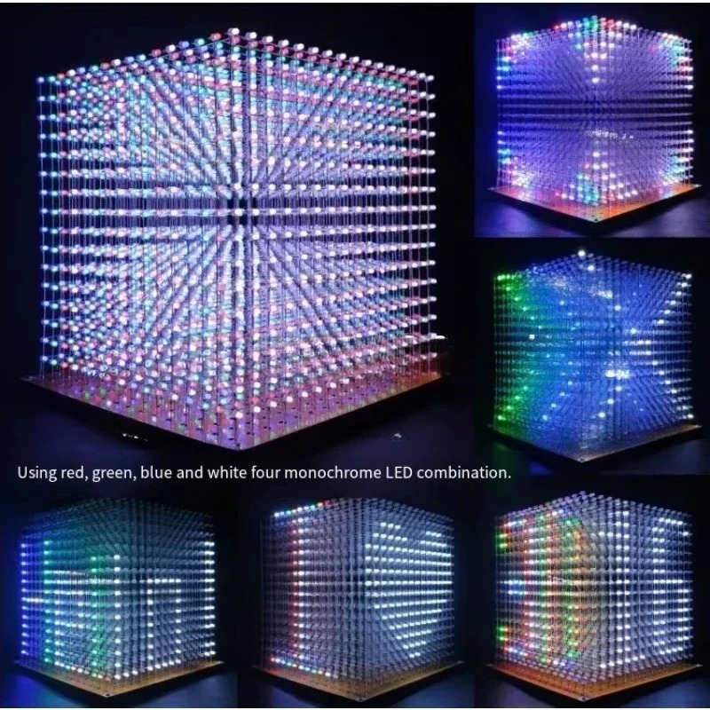 3 Zestaw D16mini Light Cube 16 – Diy Electronics Kits recenzja i cena