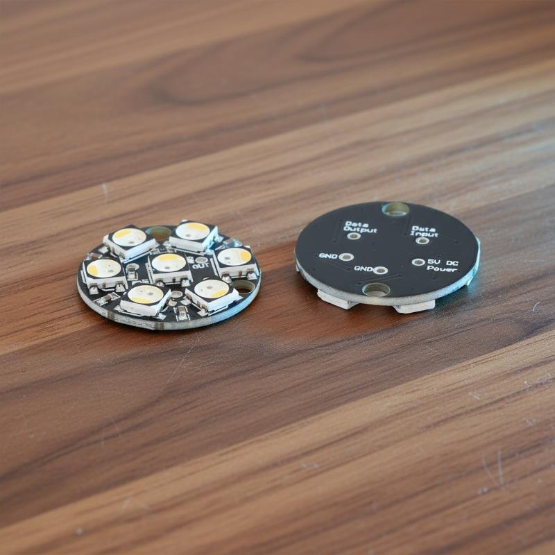 Płytka obwodu LED WS2812 7-bit – Useful Diy Electronics Projects recenzja i cena