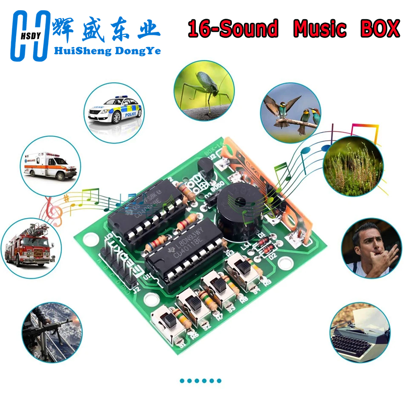 16 Music Sound Box BOX-16 Boar – Diy Electronics For Kids recenzja i cena