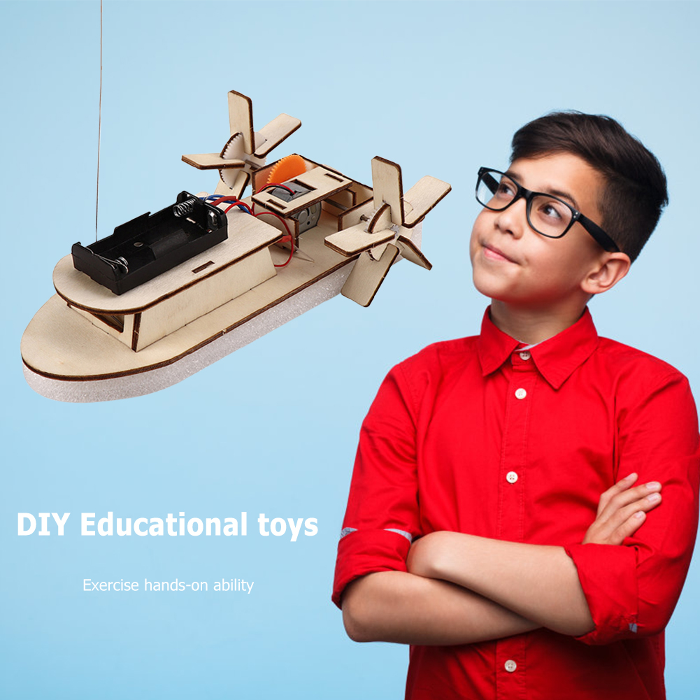 DIY Model łodzi zabawki naukow – Diy Electronics For Kids recenzja i cena