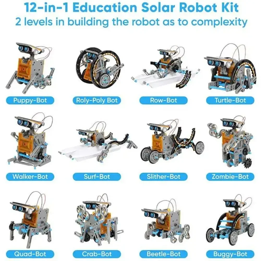 13 w 1 Robot zasilany energią  – Diy Electronics For Kids recenzja i cena